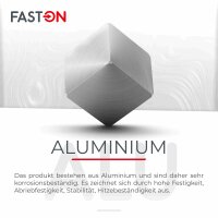 Distanzh&uuml;lse 6x3,2x3 aus Aluminium